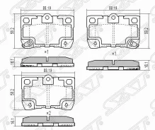 ������� ��������� �������� ST-04466-22190 ��� Toyota �������� ������������� SAT ����� 04466-22190 04466-30210 04466-30220 04466-30230 04466-30240 D-22...