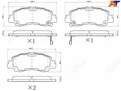 ������� ��������� �������� ST-28-0163 ��� Mitsubishi ������������� SAT ����� 4605B481 4605B607 D-6162 GP-06008 Eclipse Cross GK 17- ����� � ������� �...