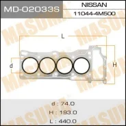 ��������� ������� ����� ��������� MD-02033S ��� Nissan ������������� Masuma ����� 11044-4M500 11044-4M510 11044-4M51A QG15DE Steel ����� � ������� � �...