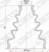 ������� ������� C-1150 ��� Honda �������� ������������� SAT ����� 44017-S04-J01 44017-S0A-030 5-86012-617-0 5-86014-820-0 FB-2141 ���������� MF2141 Ac...