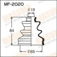 ������� ������� FB-2020-B ��� Mitsubishi Daihatsu ������������� SV Joint ����� 04438-87502-000 MB290156 MB526006 FB-2020 ������ 65-19-84 ����� � �����...