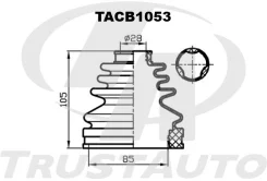 ������� ������� TACB1053 ��� Toyota ������������� Trust AUTO ��������� 43448-35030 04438-35040 FB-2803 MF-2803 02-159 ������ 85-28-105 ����� � �������...