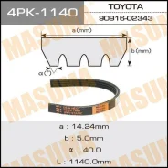 ������ ���������� 4PK-1140 ��� Toyota ������������� Masuma ����� 90916-02280 90916-02343 99364-21140 99364-31140 99364-51140 4PK-1140* ������ 14-1140...