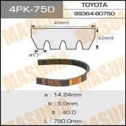 ������ ���������� 4PK-750 ��� Toyota Mitsubishi Mazda Daihatsu ������������� Masuma ����� 17521-75FC0 95141-55C00 99364-20750 99364-80750 4PK-750* ���...