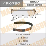 ������ ���������� 4PK-790 ��� Toyota Mitsubishi Honda Suzuki Daihatsu ������������� Masuma ����� 11720-20E01 11720-26E01 11720-26E11 31110-P75-004 4PK...