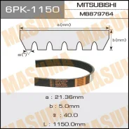 ������ ���������� 6PK-1150 ��� Toyota Nissan Mitsubishi Mazda ������������� Masuma ����� AY140-61150 MB813600 MB879764 CY01-15-908B CY01-15-907B 11720...