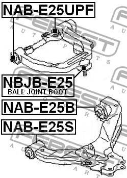  NAB-E25S  Nissan  Febest  54500-VW000 NAB-E25S    .    DROM NABE25S 