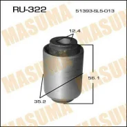 ����������� RU-322 ��� Honda ������ �������� ������������� Masuma ����� 51393-SM4-013 51393-SM4-505 51393-SV1-A01 51393-SL5-013 RU-322 HAB-035 7-06-36...