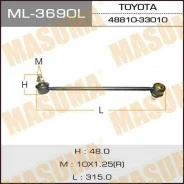 ������ ������������� ML-3690L ��� Toyota ����� �������� ������������� Masuma ����� 48810-06030 48810-33010 SL-3690L CLT-14 ����� � ������� � ��������....