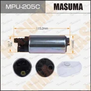 ��������� ����� MPU-205C ��� Nissan ������������� Masuma ����� 17040-1AA0A17040-1AA0B17040-1A�A0C17040-1YA0A17040-3ZB0A17040�-5X10A17040-JD02A17040-JG...