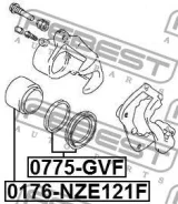 ��������� ������� 0176-NZE121F ��� Toyota Nissan �������� ������������� Febest �������� 47731-20260 MB193954 55100-77E00 55100-77E01 BC-4319 0176-NZE1...