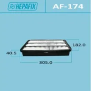 ������ ��������� AF-174 ��� Toyota ������������� Hepafix ����� 17801-74060 17801-03010 A-174 AF0107 ����� � ������� � ��������. ����������� �� �����...
