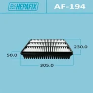 ������ ��������� AF-194 ��� Toyota ������������� Hepafix ����� 17801-50040 17801-30040 AY120-TY064 AY120-TY074 17801-30080 A-194 MFA-317 DFA31007 ����...