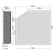 ������ ��������� DFA1103 ��� Toyota ������������� Double Force �������������� 17801-31170 A-1022 DFA1103 AF0186 ADT322117 JDA0100 LA-1986 WA1426 4TP10...