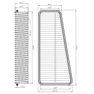 ������ ��������� DFA1116 ��� Toyota ������������� Double Force �������������� V9112-0039 AY120-TY083 17801-0P010 17801-31090 A-1011 MFA-1134 AF0155 DF...