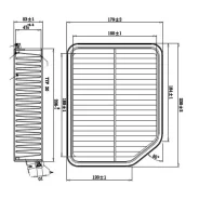 ������ ��������� DFA2330 ��� Suzuki ������������� Double Force �������������� 13780-65J00 AY120-SU013 V9112-S017 A-974 MFA-1097 ADK82235 JDA-974 AF070...