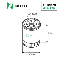 ������ �������� 4TP-124 ��� Toyota ������������� Nitto ������ 15601-76008-71 15601-87110-000 90915-03004 90915-10002 C-113 C-1113 MFC-1124 ������ 3/4...