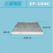 ������ �������� EF-104C ��� Toyota ������������� Hepafix ����� 87139-30010 87139-48020 87139-48030 87139-50010 88508-30100 88508-48020 AC-104 AC-103E...
