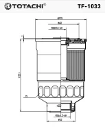 ������ ��������� ��������� TF-1033 ��� Mitsubishi Honda ������������� Totachi ������ MB220900 1456-23-570A 5-13240032-1 31945-44000 FC-321 FC-409 ����...