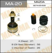 ���� �������� �������� MA-20 ��� Mazda �������� ������������� Masuma ����� G076-25-500 G078-25-600 GD02-25-60XC G074-22-510 MA-20 ������ 21-56-26 ����...