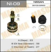 ���� �������� �������� NI-09 ��� Nissan �������� ������������� Masuma ����� 39100-32R00 39100-50R00 39101-32R00 39101-50R00 39101-70N05 NI-09 NI-08 ��...