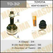 ���� �������� �������� TO-32 ��� Toyota �������� ������������� Masuma ����� 43410-32090 43410-32091 43410-32270 43410-32271 43420-32070 43420-32071 43...
