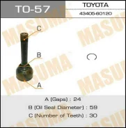 ���� �������� �������� TO-57 ��� Toyota �������� ������������� Masuma ����� 43405-60120 TO-57 ������ 24-59-30 ����� � ������� � ��������. �����������...