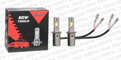 ����� LED H3 PK22s 60W 7200LM 2SMD 2�� (SFDA) -316 64151 ����