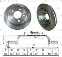 ���� ��������� ������ ������������� BMW 3(F30, F31, F34)/4(F32, F33, F36) 11- Blitz BS0578 BS0578 ����
