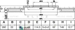 ���� ��������� Suzuki SX4/Vitara 13- Blitz BS0665 BS0665 ����