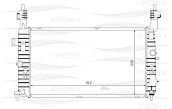 �������� ���������� OPEL Meriva 03- FREE-Z KK0168 KK0168 ����