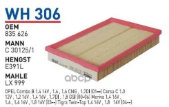 ������ ��������� Wunder filter ���. WH306 WH306 ����