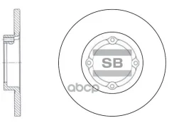 ���� ��������� �������� (235,7�12,5) 4 ��� Sangsin Brake SD3010 SD3010 ����