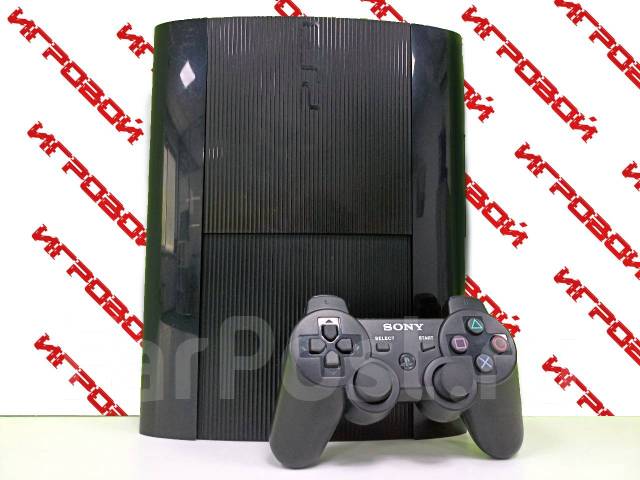 Sony Playstation 3 Super Slim, 750 ГБ, Гарантия + топовые игры, б/у, в ...