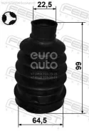������� ���� ���������� �������� 64.5x99x22.5 | ��� ����/��� | Febest 2415Pdustrt 2415PDUSTRT ����