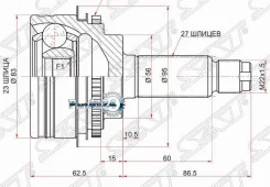 ���� (�������/ �����) Subaru Forester 02-08 / Impreza 00-07 SAT SB-011, �������� SB011 ����