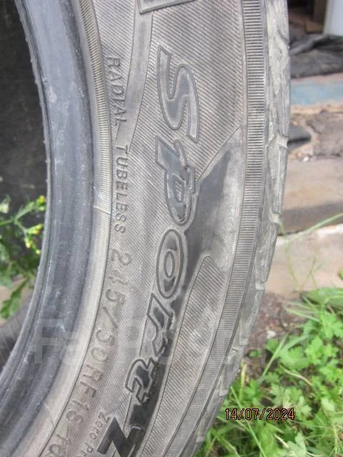Yokohama Advan Sport ZPS. ������, 2012 ���, �/�, ����� 40 % ����