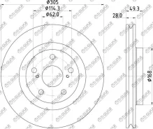 ���� ��������� TG-43512-33150/RN2068V*Ti�GUAR TG4351233150 ����