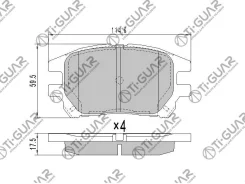 ��������� ������� TG-678/PF1481* Ti�GUAR TG678 ����