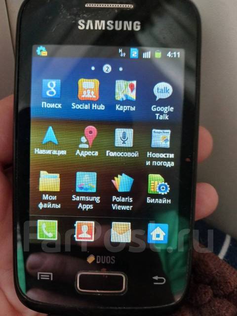 Маленький, сенсорный телефон для связи! Samsung Galaxy Young, до 8 гб ...