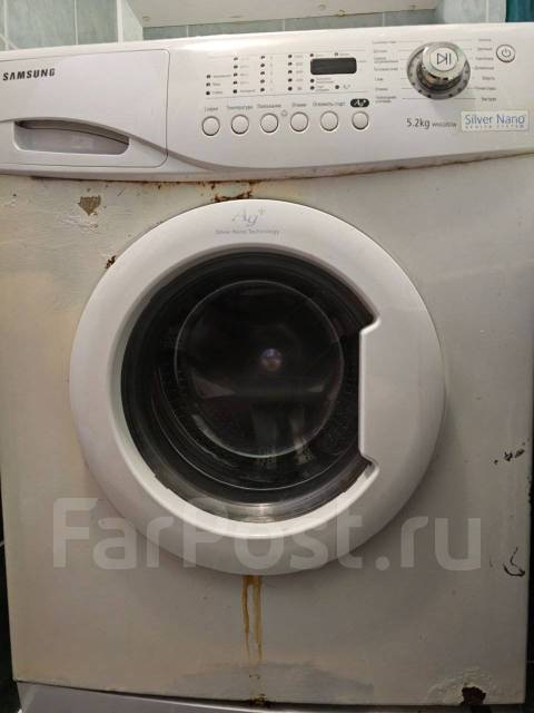 Стиральная машина, Samsung, вертикальная загрузка, 5,0 кг, б/у, в ...
