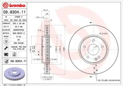 09.8304.11_���� ���� 09830411 Brembo 09830411 ����
