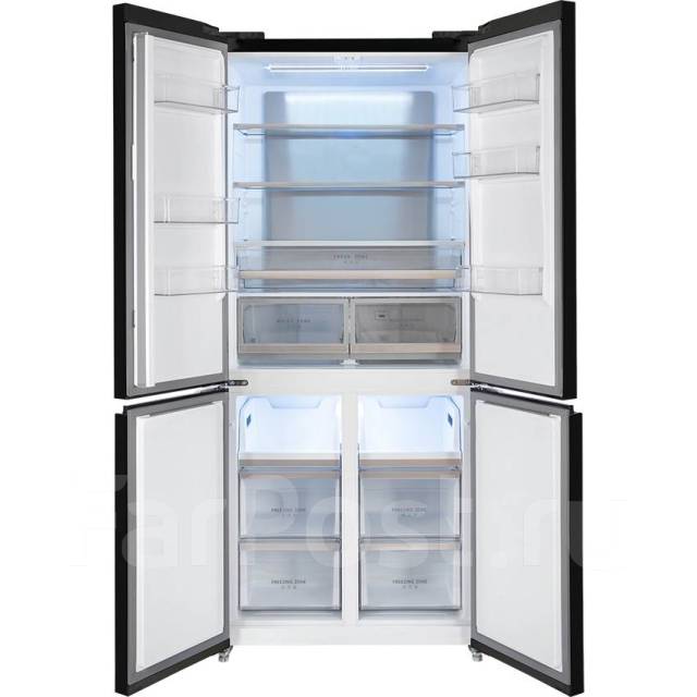  Side-by-Side "Zarget ZCD D470BLG"   , inverter, 470 , NoFrost (   ) 