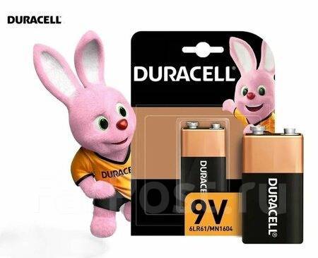 Батарейка крона duracell CR6LR61 9V Литиевая, новый, в наличии. Цена ...