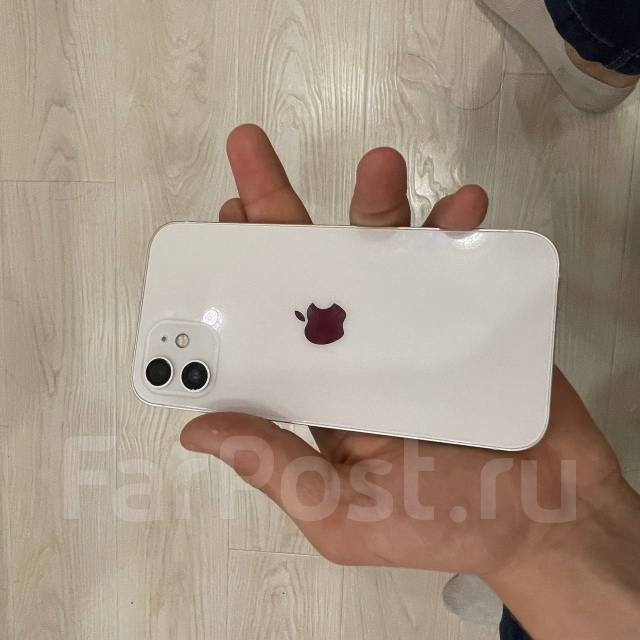 IPhone 12, 128 гб, 6.10", моноблок, белый, 3G, 4G LTE, б/у, в наличии ...