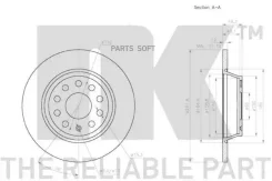 ���� ��������� VW Passat 05- NK 2047133 2047133 ����