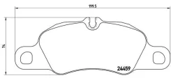 ������� Porsche Cayman p65018 Brembo P65018 ����
