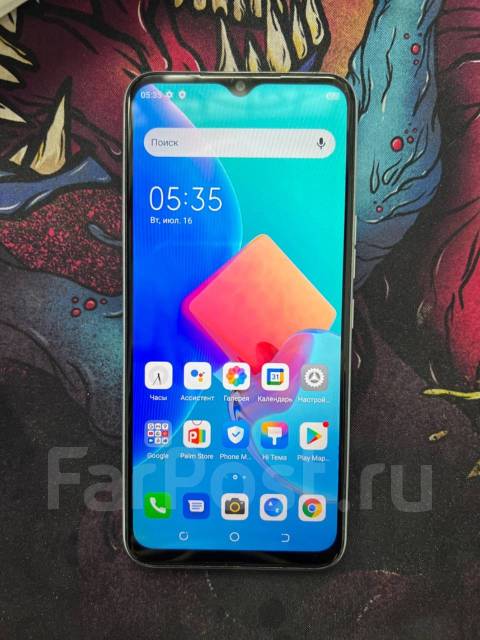 Смартфон Tecno Spark 8C 4+1/64Gb Хорошее состояние, 64 гб, 6.60", б/у ...