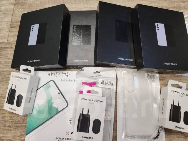Samsung Galaxy Z FOLD 5 12-256Гб Корея, запечатан Синий+Черный+подарки ...