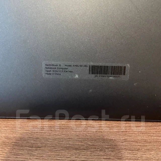 Xiaomi RedmiBook Pro 15.6. 15.6", 3����, ��� 8 ��, ���� 256���, WiFi: 1, Bluetooth: 1, ����������� �� 5��. ����